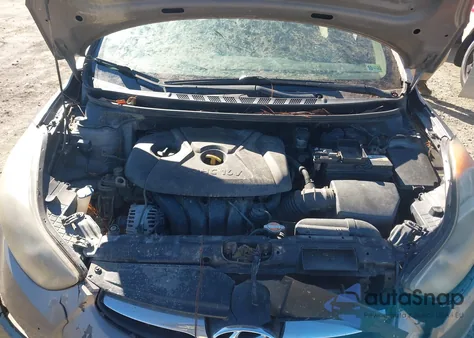 2011 Hyundai Elantra Gls from USA, damaged, VIN 5NPDH4AE2BH003192